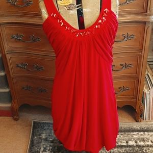 Bisou Bisou red swing dress.